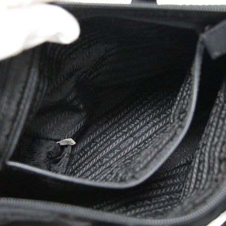 PRADA Handbag Nylon Black #73699