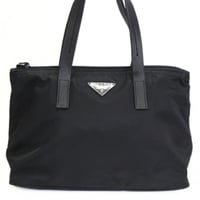 PRADA Handbag Nylon Black #73699