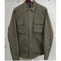 Chrome Hearts BS Fleur Button Military Shirt #103380