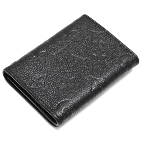 Louis Vuitton Business Card Holder Monogram Empreinte Black M58456 #74858