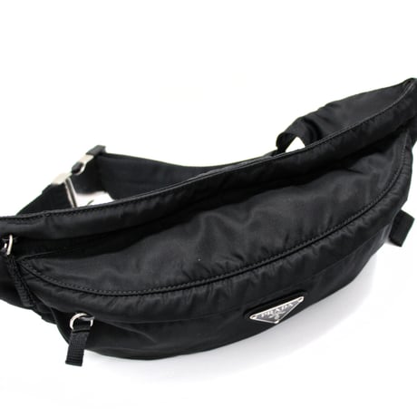 PRADA Waist bag Nylon Black #74579