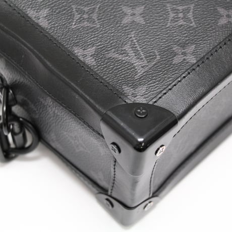 Louis Vuitton Soft Trunk Shoulder Bag Monogram Eclipse Canvas M44730 #74526