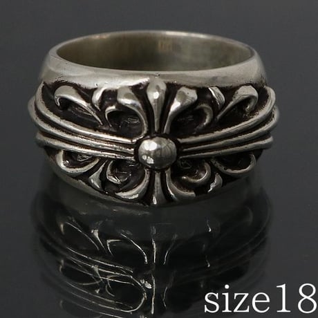 Chrome Hearts Floral Cross Ring #103314