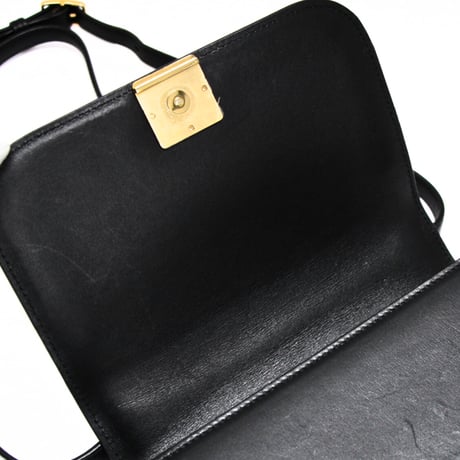 LOEWE Small Goya Shoulder Bag Leather Black #72264
