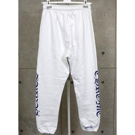 Chrome Hearts White/Blue Horseshoe Logo Sweatpants #101740