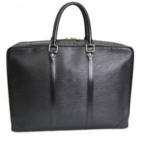 Louis Vuitton Porte Documents Voyage Briefcase Epi Leather Black M59162 #73378