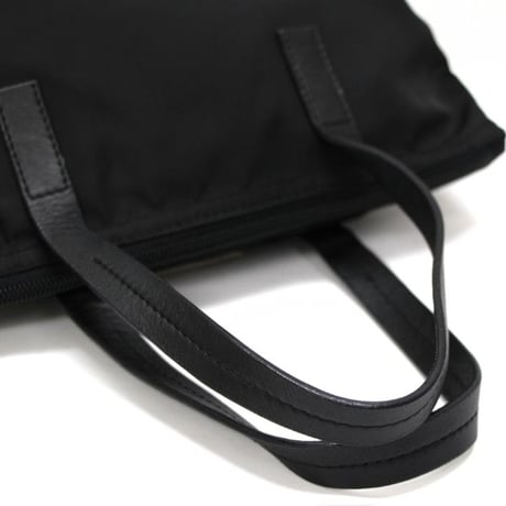 PRADA Handbag Nylon Black #73699