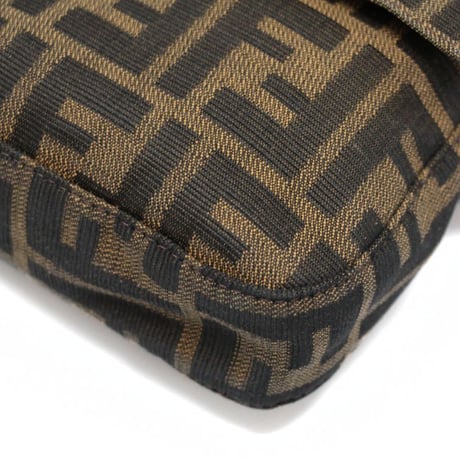 FENDI Mamma Baguette Bag Zucca Canvas ＃75262