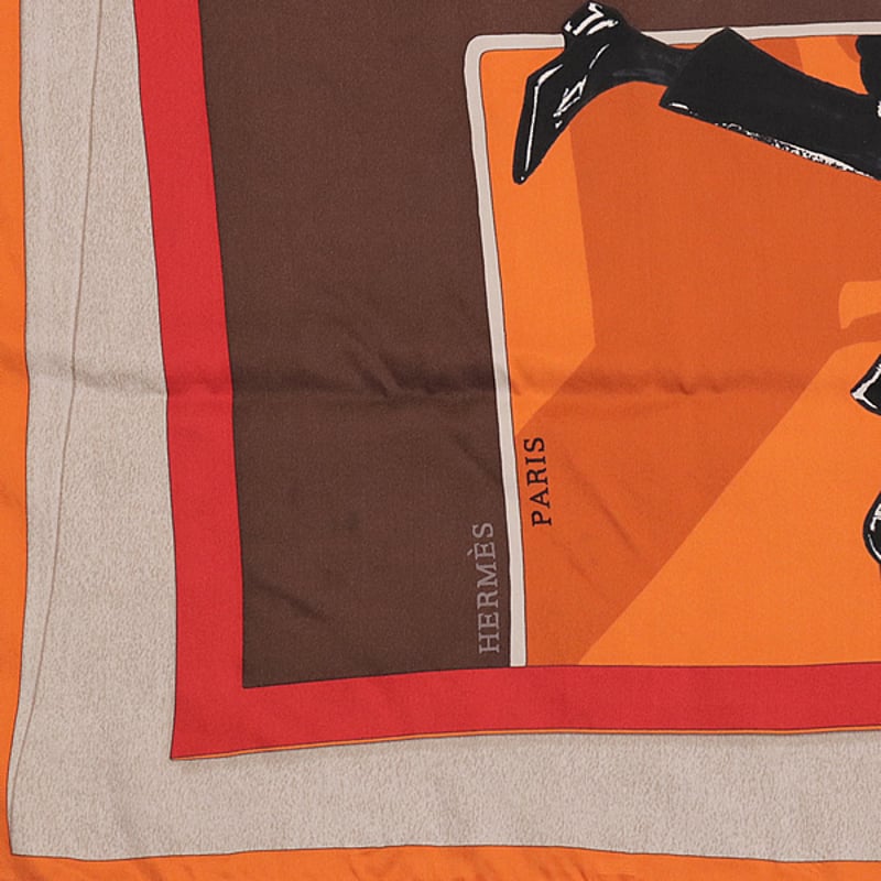 HERMES Carre 70 Silk 100% Scarf Stole 