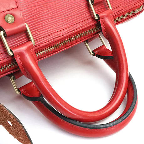 Louis Vuitton Speedy 25 Handbag Epi Leather Red M43017 #74737