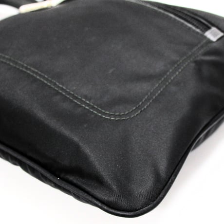 PRADA Shoulder Bag Nylon Black ＃74609