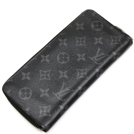 Louis Vuitton Zippy Wallet Vertical Monogram Eclipse Black M62295 #73980