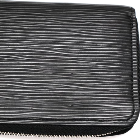Louis Vuitton Zippy Coin Purse Epi Leather Black M60152 #75253