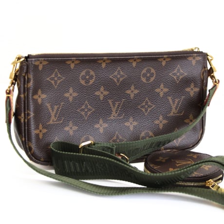 Louis Vuitton Multi Pochette Accessoires Handbag Monogram Canvas Khaki M44813 #74192