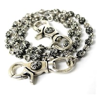 【￥2,799,900】 CHROME HEARTS #1 Cross Ball Extra Long Wallet Chain 2 Clips #31394
