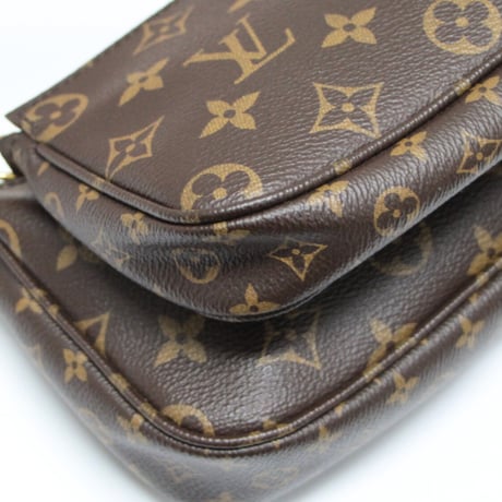Louis Vuitton Multi Pochette Accessoires Handbag Monogram Canvas Pink M44840 #73251