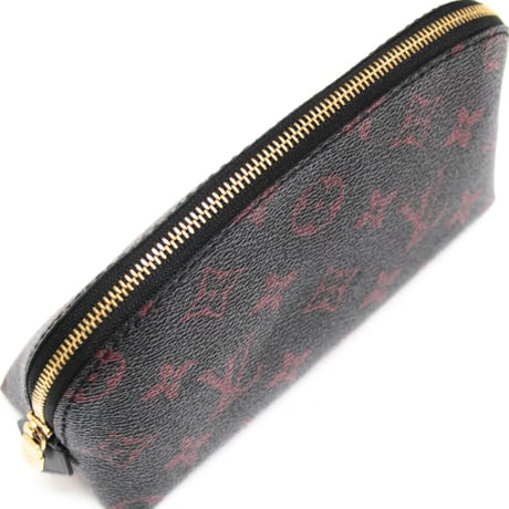 Louis Vuitton Pochette Cosmetic PM Pouch Monogram Tomette Coated Canvas M12593 #72169