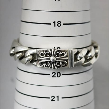 Chrome Hearts Classic Link Keeper Bracelet Box ID Bracelet 15 Links #101850