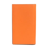 HERMES Vision II Simple Agenda Cover Epsom Leather Orange #18459
