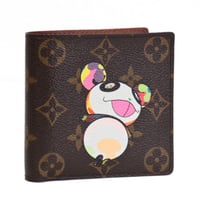 Louis Vuitton x Murakami Portefeuille Marco Wallet Monogram Panda M61666 #75082