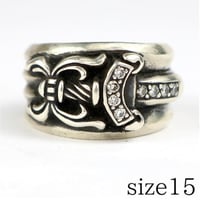 Chrome Hearts Dagger Pave Diamond Ring #103608