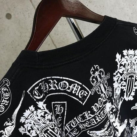 Chrome Hearts Multi Print T-Shirt Black ＃102881