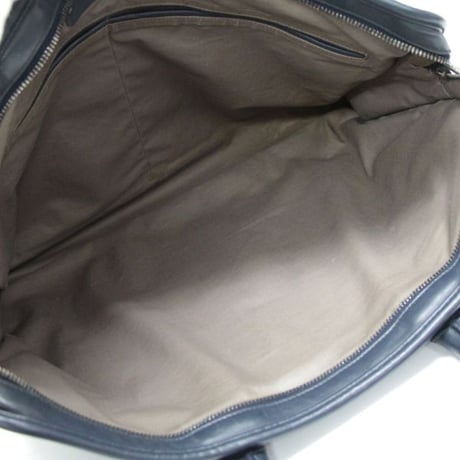 BOTTEGA VENETA Briefcase Intrecciato Leather Navy #74803