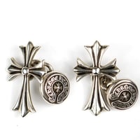 Chrome Hearts Tiny CH Cross Cufflinks #31347
