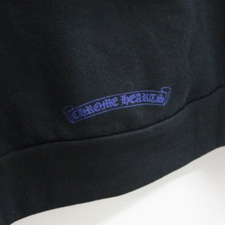 Chrome Hearts Old English logo Pullover Hoodie Blue ＃30354