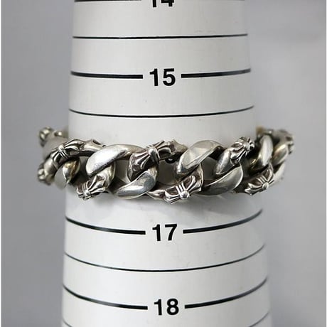 Chrome Hearts Fancy Link CHX Plus Box ID Bracelet 13 Links  #101849
