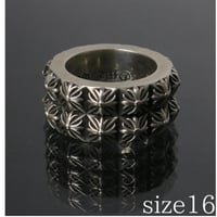 Chrome Hearts Double Pete Punk Ring #103054