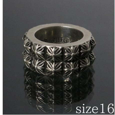 Chrome Hearts Double Pete Punk Ring #103054