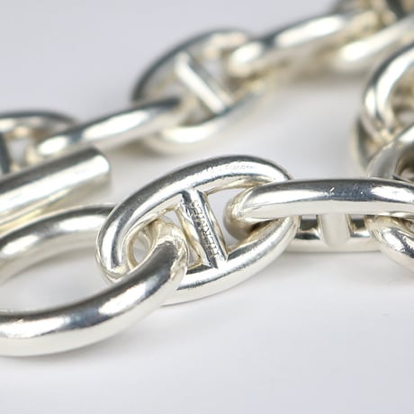 HERMES Chaine d'Ancre TGM Bracelet 13 Links Silver925 #31385