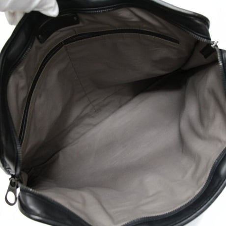 BOTTEGA VENETA Briefcase Intrecciato Leather Black #73720