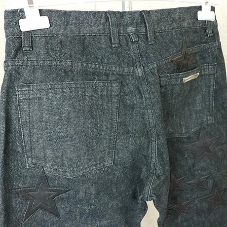 Chrome Hearts 5-Pocket Current Model Star Patch Denim Pants #103368