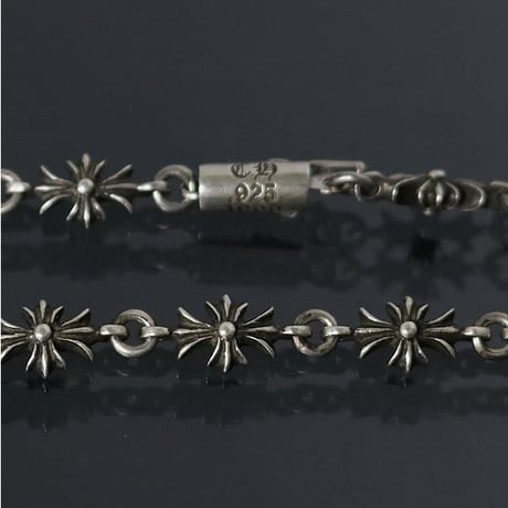 Chrome Hearts Tiny E CH Plus Tiny CH Cross Chain Necklace #30305