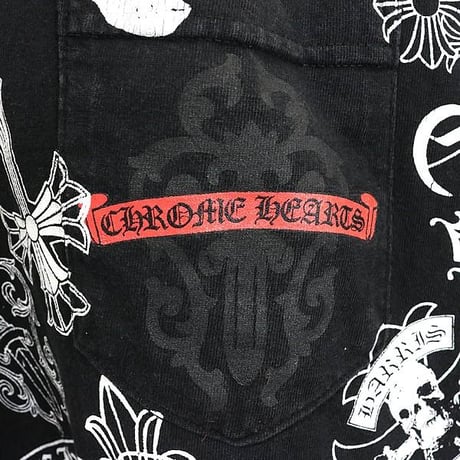 Chrome Hearts Multi Print T-Shirt Black ＃102881