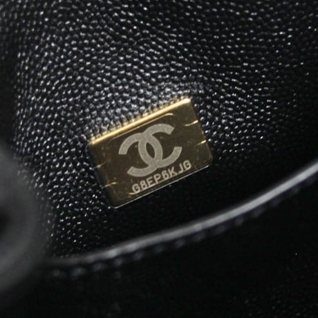 CHANEL Shopping Tote Bag Quilted Caviar Black AS3953 ＃74660