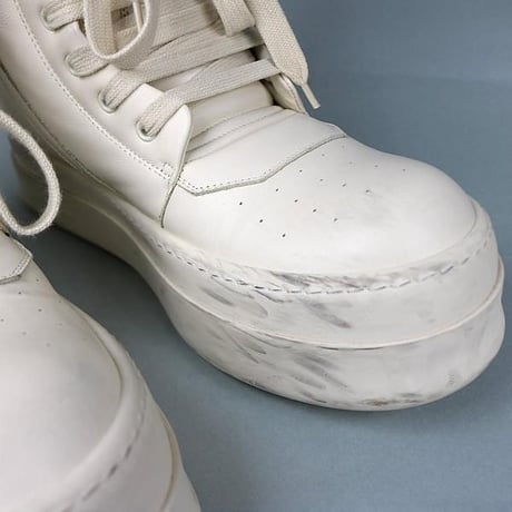 Rick Owens Mega Geobasket Sneakers Milk ＃103425