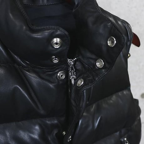 Chrome Hearts STIFF Leather Vest #30356