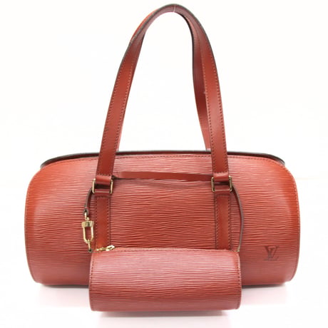 Louis Vuitton Soufflot Handbag Epi Leather Kenya Brown M52223 #74995