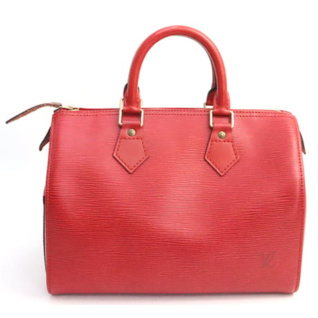 Louis Vuitton Speedy 25 Handbag Epi Leather Red M43017 #74737