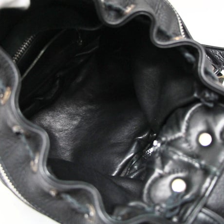Chrome Hearts Mini Backpack Black Leather #30792