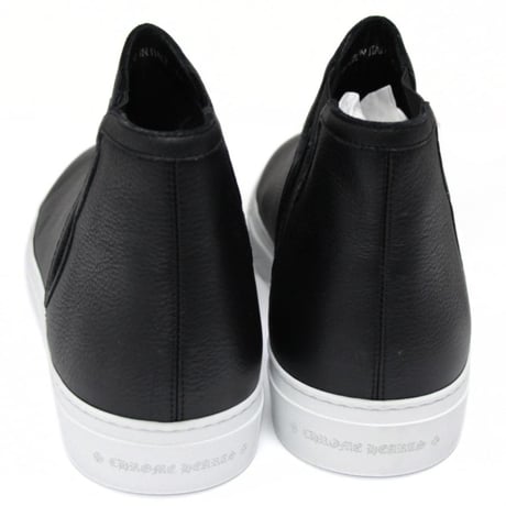 Chrome Hearts Brand-New Mid-Top Leather Slip-Ons #30902