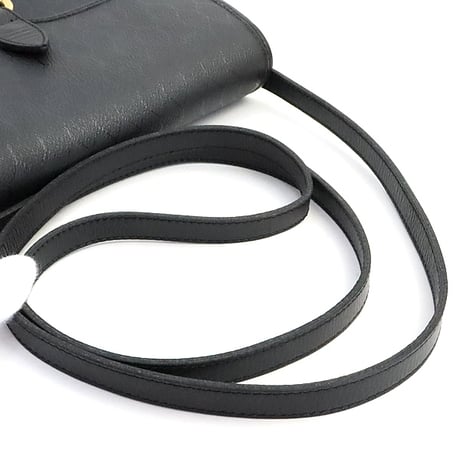 Christian Dior Flap Shoulder Bag Honeycomb Canvas Black #74744