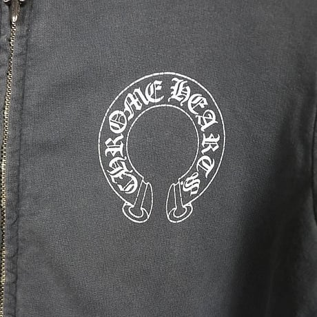 Chrome Hearts Vintage Horseshoe Dagger Zip-Up Hoodie #31311