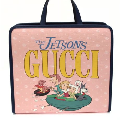 GUCCI x The Jetsons Children's Tote Bag GG Canvas Pink #74521