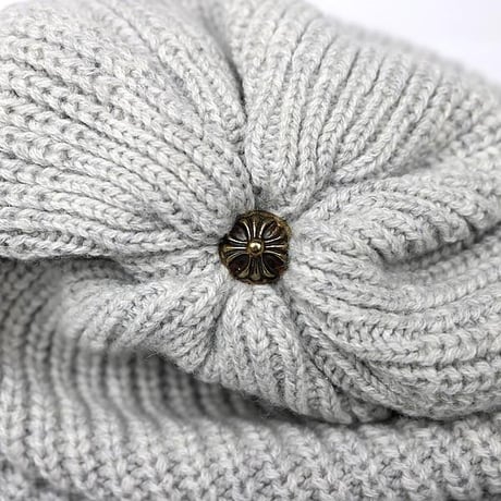 Chrome Hearts BIG DADDY Star Patch Beanie Gray #102175
