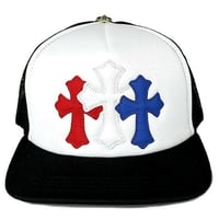 Chrome Hearts Multi Colour Trucker Cap Black  #100426