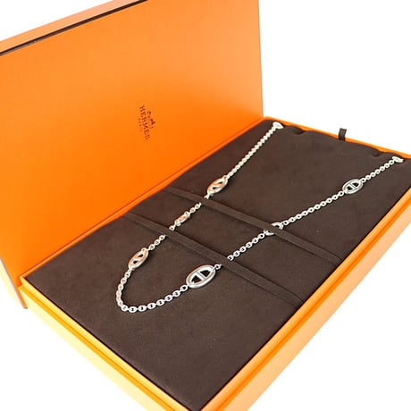 HERMES Farandole Necklace80 73.6g Silver925 #31384